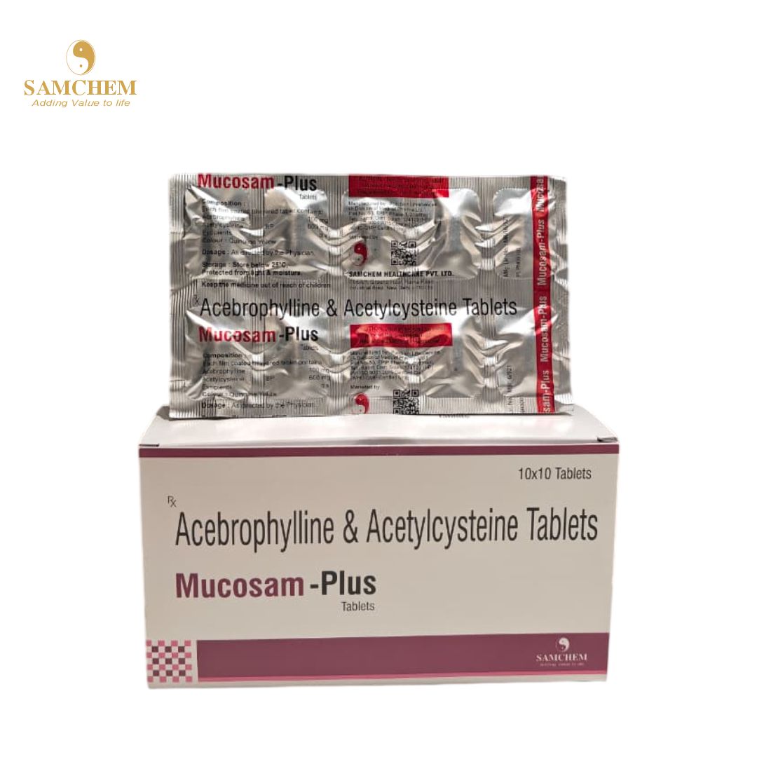 Acebrophylline & Acetylcysteine Tablets
