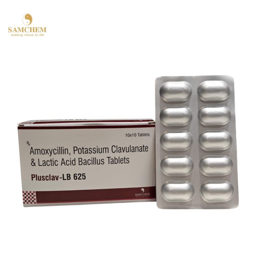 Amoxycillin, Potassium Clavulanate & Lactic Acid Bacillus Tablets