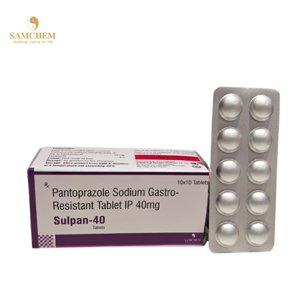 Pantoprazole Sodium Gastro-Resistant Tablets IP 40 mg