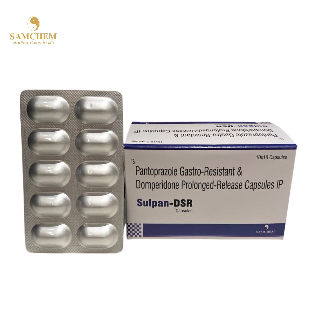Pantoprazole Gastro-Resistant & Domperidone Prolonged-Release Capsules IP